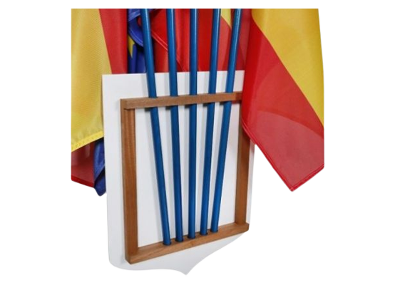 Écusson Porte-Drapeaux Tricolore exemple