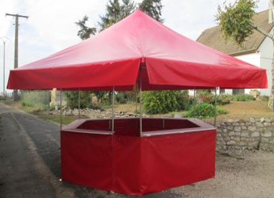 Stand Buvette Hexagonal exemple
