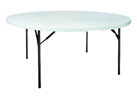 Table pliante polypro ronde 180cm