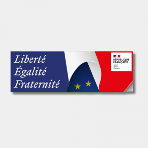 Bandeau de façade Liberté, Egalité, Fraternité