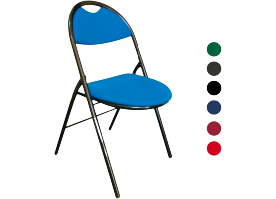 Chaise Pliante Florence Tissu avec les différentes couleurs 