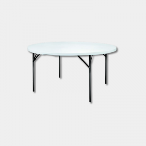 Table pliante polypro ronde 154cm